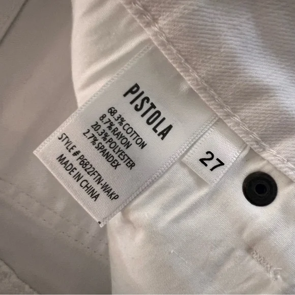 PISTOLA Jennifer Oslo white skinny jeans - Picture 4 of 8